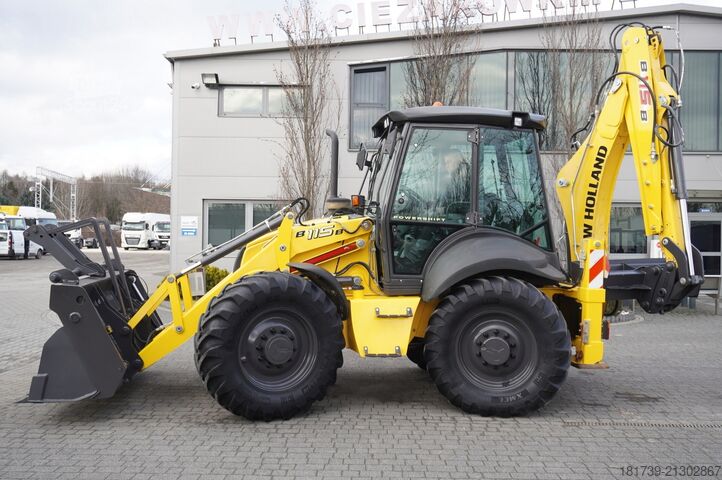 Buldoexcavator New Holland B115B backhoe loader / 4600 MTH ! / 2020