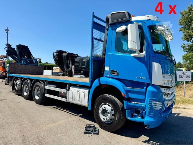 Nakládací plošina Mercedes-Benz AROCS 3240 8x4 PRITSCHE + KRAN X-HIPRO HIAB 192...