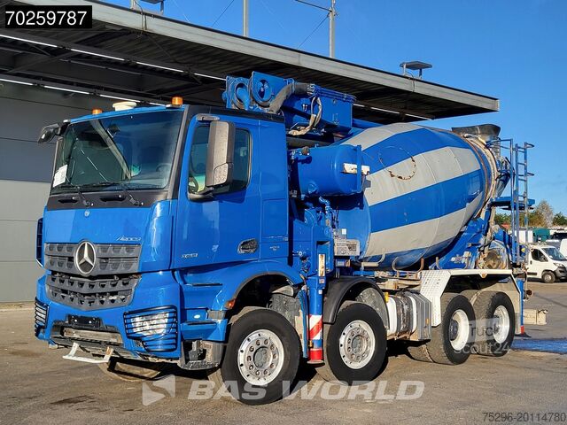 Jekleno vzmetenje Mercedes Arocs 3251 8X4 PUMI Putzmeister TMM 24 + Liebhe...