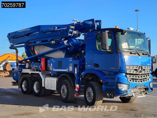 Jekleno vzmetenje Mercedes Arocs 3251 8X4 PUMI Putzmeister TMM 24 + Liebhe...
