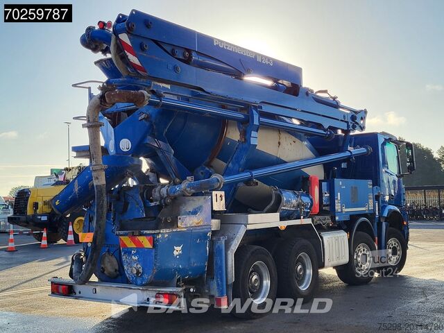 Jekleno vzmetenje Mercedes Arocs 3251 8X4 PUMI Putzmeister TMM 24 + Liebhe...