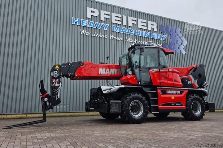 Teleskopinis krautuvas Manitou MRT2660 360 160Y ST5 S1 Valid inspection, *Guarant
