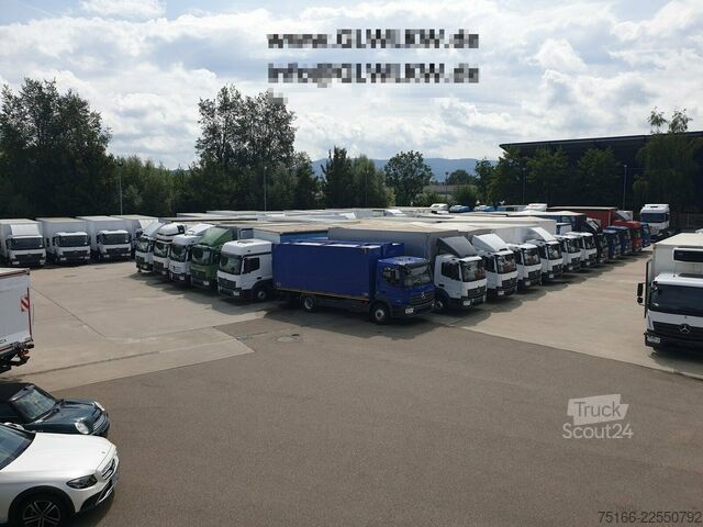 Trojstranný sklápač dodávka MERCEDES-BENZ ATEGO 816 Kipper 3-Seiten*KRAN HIAB X 078*2xAHK