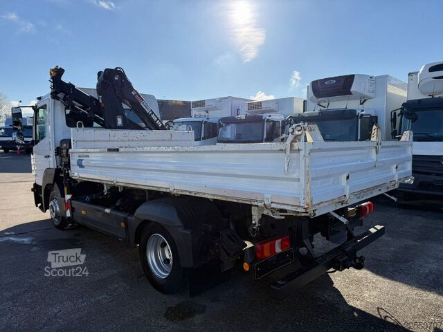 Vyklápacia dodávka MERCEDES-BENZ ATEGO 816 Kipper 3-Seiten*KRAN HIAB X 078*2xAHK