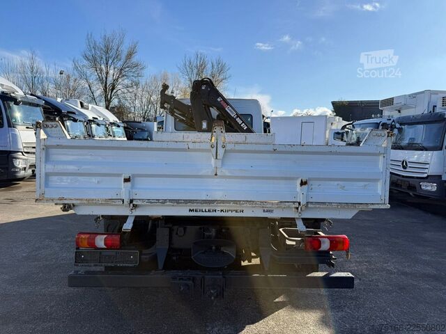 Vyklápacia dodávka MERCEDES-BENZ ATEGO 816 Kipper 3-Seiten*KRAN HIAB X 078*2xAHK