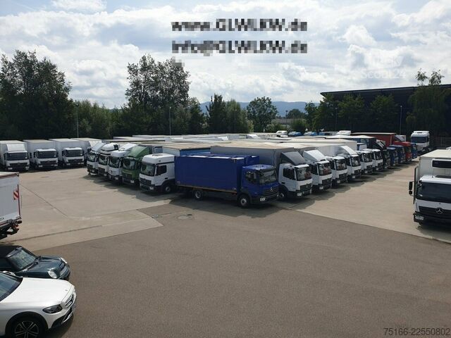 Vyklápacia dodávka MERCEDES-BENZ ATEGO 816 Kipper 3-Seiten*KRAN HIAB X 078*2xAHK