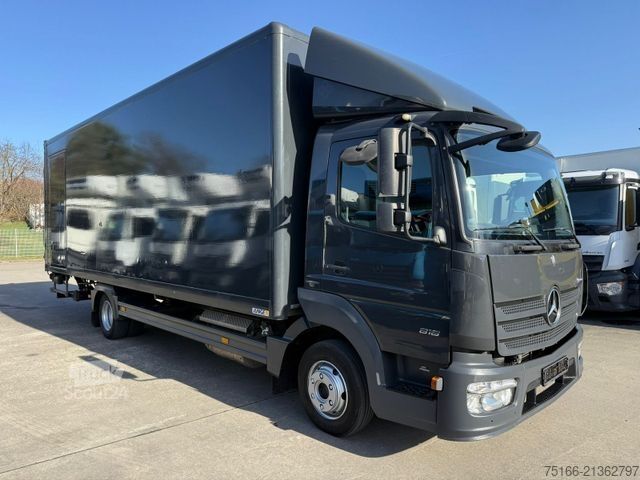 Vrachtwagen met bakwagen MERCEDES-BENZ ATEGO 818 L Koffer 7m LBW 1 TO.*SEITENTÜR