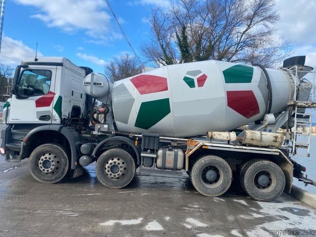 Betonblander lastbil MERCEDES-BENZ MB Arocs 3240 B 9cbm Liebherr HTM904 Klima