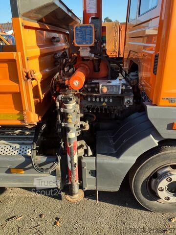 Kravas mikroautobuss ar pašizgāzēju MERCEDES-BENZ Atego 818 K Kran Atlas Funk Standheizung 2xAHK