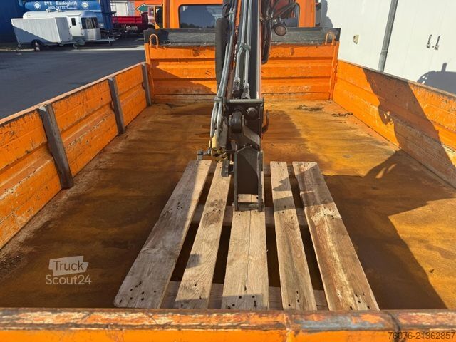 Kravas mikroautobuss ar pašizgāzēju MERCEDES-BENZ Atego 818 K Kran Atlas Funk Standheizung 2xAHK