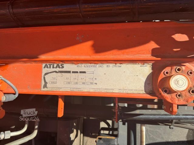 Kravas mikroautobuss ar pašizgāzēju MERCEDES-BENZ Atego 818 K Kran Atlas Funk Standheizung 2xAHK