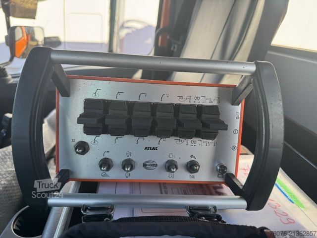 Kravas mikroautobuss ar pašizgāzēju MERCEDES-BENZ Atego 818 K Kran Atlas Funk Standheizung 2xAHK