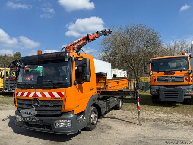 Damperli panelvan MERCEDES-BENZ Atego 818 K Kran Atlas Funk Standheizung 2xAHK