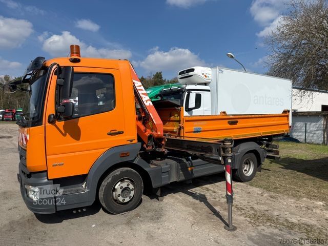 Damperli panelvan MERCEDES-BENZ Atego 818 K Kran Atlas Funk Standheizung 2xAHK