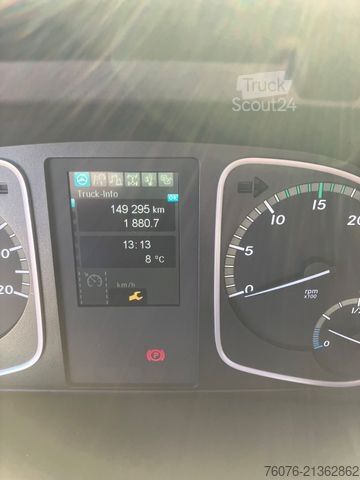Trīspusēja pašizgāzēja furgons MERCEDES-BENZ Atego 818 K Kran Atlas Funk Standheizung 2xAHK