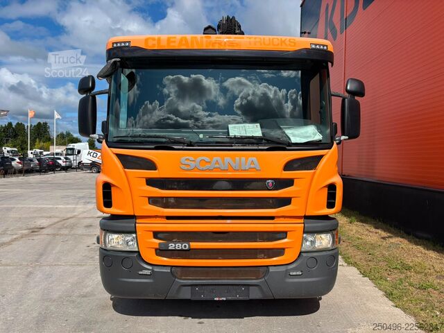 Vuilniswagen Scania P 280 6x2*4 HIAB 211E-3 / boom 9,7 m / 1920 kg ...