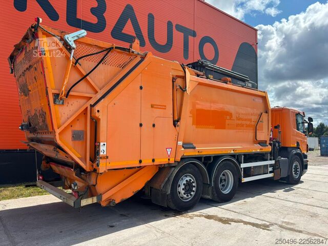 Vuilniswagen Scania P 280 6x2*4 HIAB 211E-3 / boom 9,7 m / 1920 kg ...