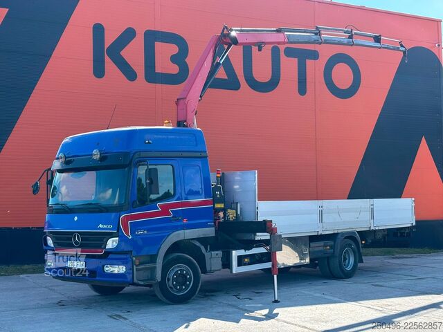 Avoin runko Mercedes-Benz Atego 1524 4x2  FASSI F110A24 / PLATFORM L=6884 mm