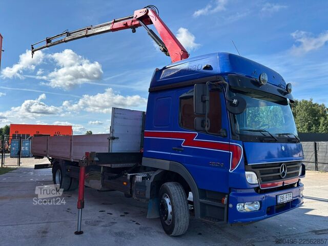 Avoin runko Mercedes-Benz Atego 1524 4x2  FASSI F110A24 / PLATFORM L=6884 mm