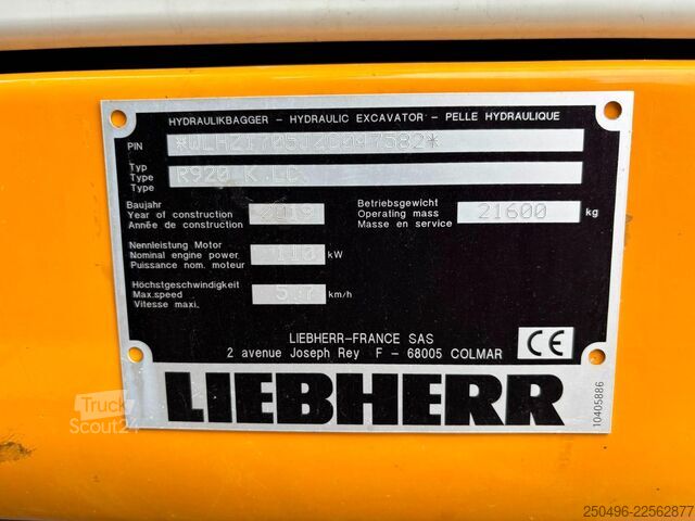 Excavator pe șenile Liebherr R 920 Compact TILTROTATOR / CENTRAL LUBRICATION...