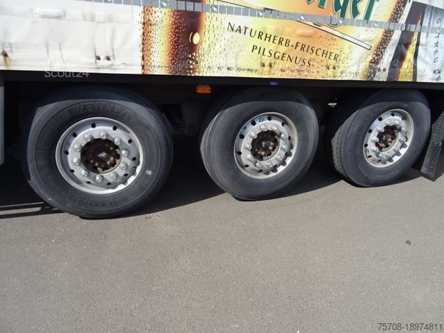 Auflieger mit Pritsche & Plane SCHMITZ CARGOBULL SpeedCurtain 2in1*Lift*verzinkt*VDI 2700*4x LGS