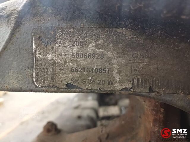 A cincea roată SAF Occ koppelschotel + montageplaat SK-S 36.20 W SAF