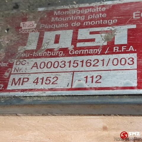 Páté kolo Jost Occ koppelschotel JSK40 + montageplaat Jost