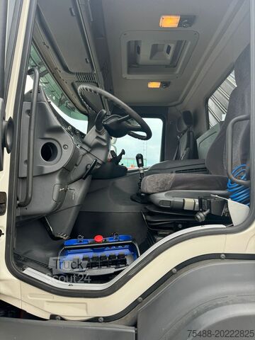 Kippwagen SCANIA 124-420 8X4 RIBALTABILE + GRU EFFER 210
