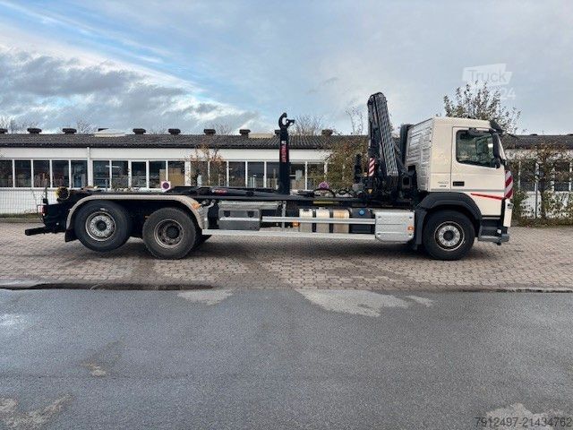 Kroghejselastbil Volvo FM 420 Haken mit Hiab Kran 166 B-2 Duo &