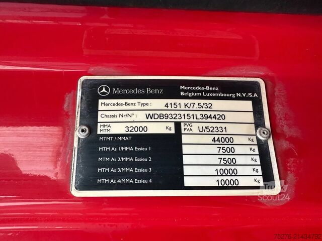 Valiză  Actros 4151 V8 8x4  Euro 5