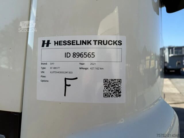 Standard-SZM DAF XF 480 4X2 SSC Super Space  2x tank 427.162KM LED