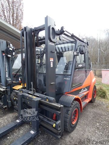 Viljuškar sa prednjim utovarivačem Linde H 60 D -2