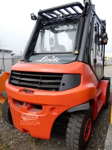 Viljuškar sa prednjim utovarivačem Linde H 60 D -2