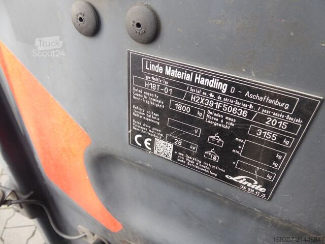 Viljuškar sa prednjim utovarivačem Linde H18T-01