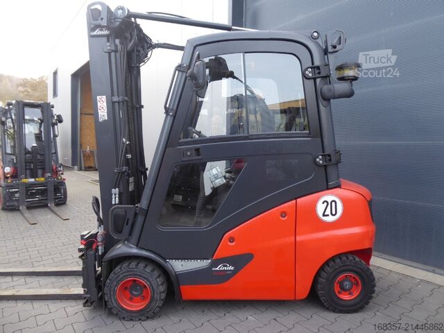 Viljuškar sa prednjim utovarivačem Linde H20D-02