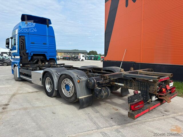 Μεταφορά εμπορευματοκιβωτίων MAN TGX 26.480 6x2*4 INTARDER / CHASSIS L=7897 mm