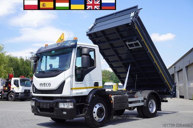 ÚJ 3-oldal billenő Iveco Eurocargo 120-250 4×2 / 90 tho. km / NEW