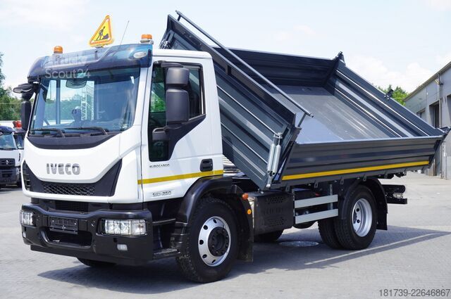 ÚJ 3-oldal billenő Iveco Eurocargo 120-250 4×2 / 90 tho. km / NEW