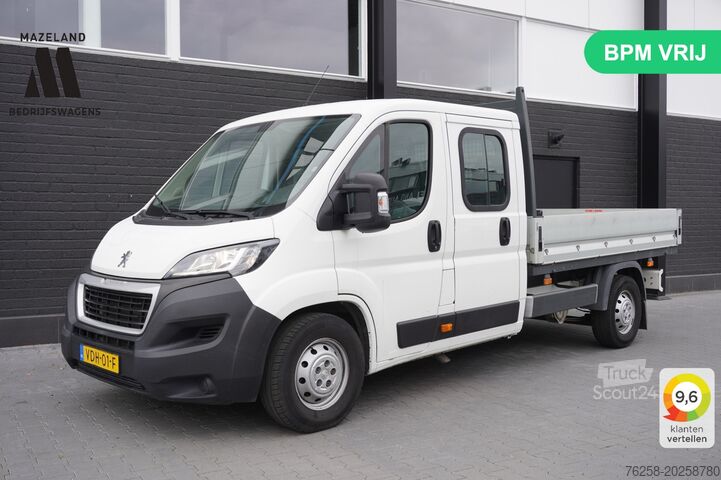 Furgonetă platformă cu cabină dublă Peugeot Boxer 2.2 BlueHDi L3 Dubbele Cabine EURO 6 - Ai...