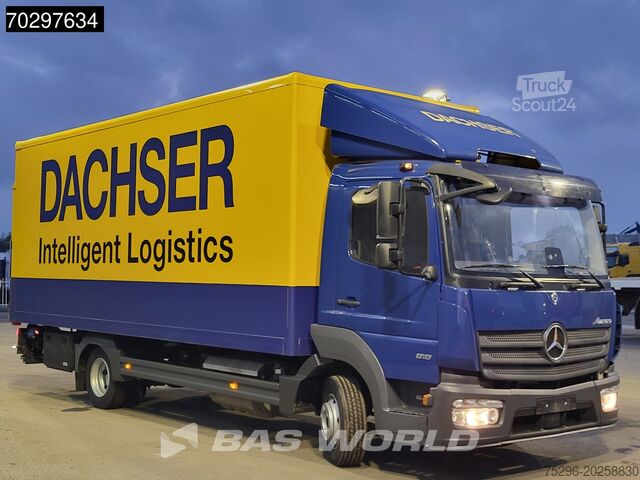 Koffer Mercedes Atego 816 4X2 8tonner Automatic 1000kg Ladebord...