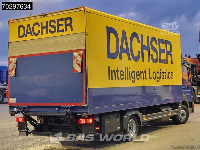 Koffer Mercedes Atego 816 4X2 8tonner Automatic 1000kg Ladebord...