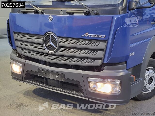 Koffer Mercedes Atego 816 4X2 8tonner Automatic 1000kg Ladebord...
