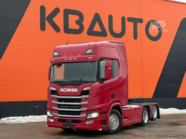 Standaard trekker Scania R 500 6x2 RETARDER / DOUBLE BOGIE