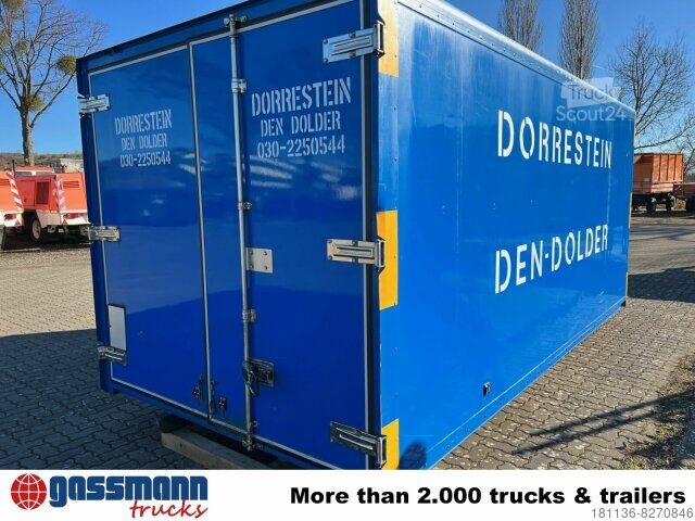 Roll-off konteyneri  Abrollcontainer Kofferaufbau mit Flügeltüren