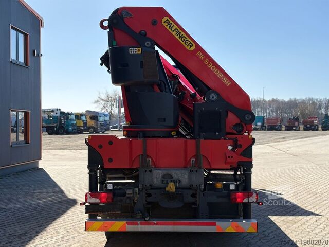 Priklopnik za platformo Scania 500R XT 6x4 PLATFORMA Z HDS PK53002 SH + PRZYCZEPA