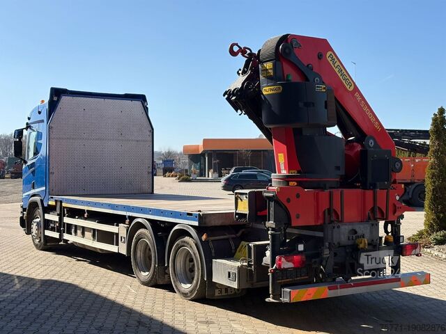 Priklopnik za platformo Scania 500R XT 6x4 PLATFORMA Z HDS PK53002 SH + PRZYCZEPA