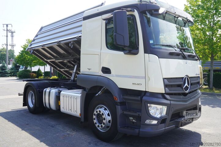 Trijų pusių savivartis Mercedes-Benz Actros 1840 / New 3-side tipper 10 EPAL