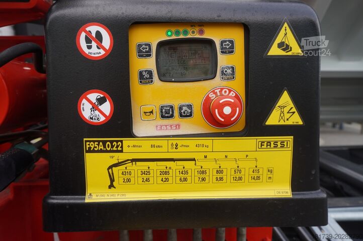Trīspusējs pašizgāzējs Iveco Eurocargo 160-250 / Fassi F95 crane