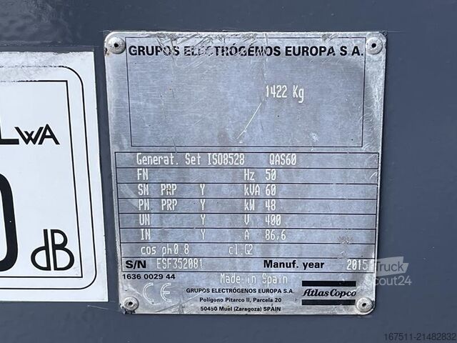 Aggregat Atlas Copco QAS 60