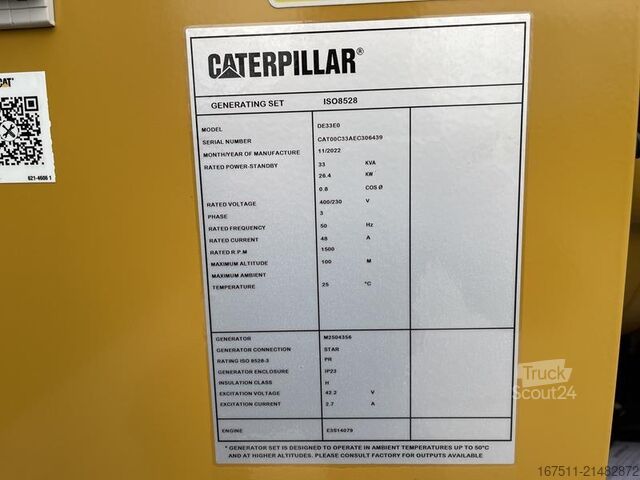 Aggregat CAT DE 33 E 0